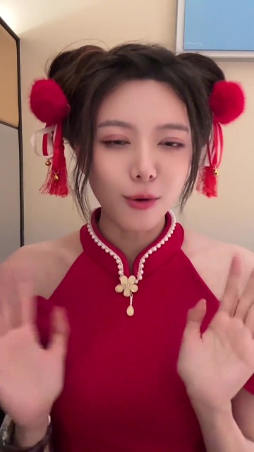 金年会体育骆歆分享视频:谁要的过年交差视频?我录了😾